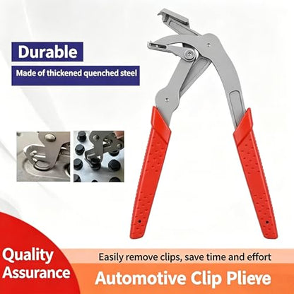 Professional Car Clip Pliers – Multi-Functional Automotive Clip Remover & Installer Tool for Interior Door Panel Fastener Push Pin Retainer Clip – Plastic Trim Removal Kit with Damage-Free Disassembly