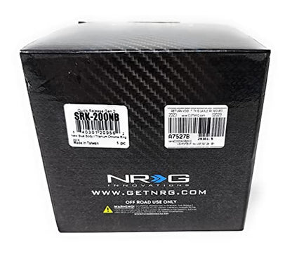 NRG (SRK-200) Neo Blue Aluminum GEN 2.0 Racing Performance Steering Wheel Quick Release Adapter Fit 2-Way 6-Hole Pattern Design - color: Neo Blue