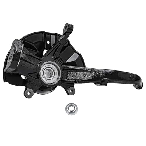 Detroit Axle - Front 4pc Steering Knuckles Kit for Ford Fusion Lincoln MKZ Zephyr Mercury Milan, 2 Disc Brake Calipers w/Bracket 2 Steering Knuckles & Wheel Bearing Hubs Replacement - size: 4BU47673/Kit