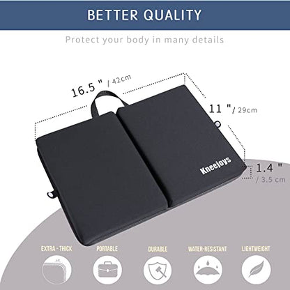 Bath Kneeler Pad for Women & Men - Baby Bath Kneeler, Garden Kneeling Pads, Yoga Knee Cushion (Gray) - color: Gray