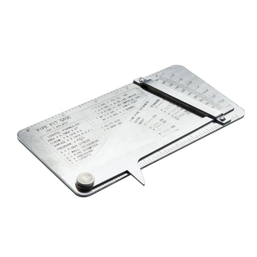 HFS(R) Pipe Pit Welding Gauge Gage Test Ulnar Welder Inspection 0 to 1/2" in 1/64" & .020 Increments - size: Pipe Pit