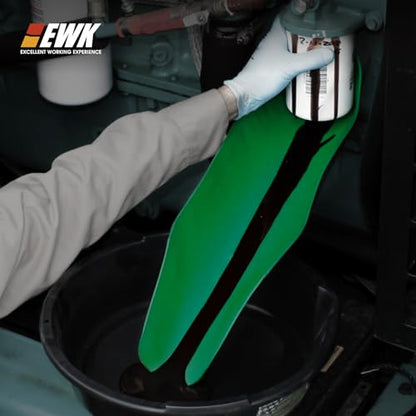 EWK 6L Oil Extractor Pump & Flexible Moldable Oil Funnel Kit, Spill-Free Fluid Change Solution for Cars, Motorcycles, Boats & Small Engines - size: 6L + Oil Funnel