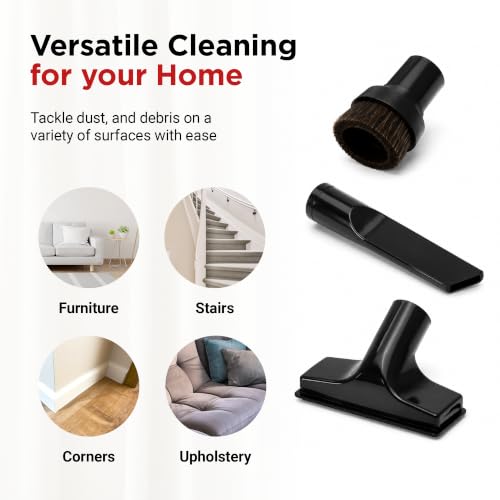 MP Maresh Products Household Cleaning Attachments - Dust Cleaner, 9064300 | Compatible with 1 1/4 Shop Vac Attachments, Includes Dust Brush, Crevice Tool & Upholstery Nozzle, Household Vacuum Cleaners - size: Household Cleaning Kit