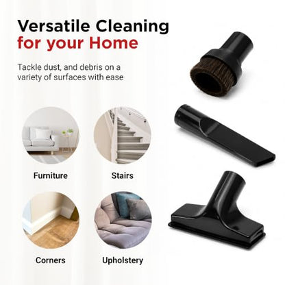 MP Maresh Products Household Cleaning Attachments - Dust Cleaner, 9064300 | Compatible with 1 1/4 Shop Vac Attachments, Includes Dust Brush, Crevice Tool & Upholstery Nozzle, Household Vacuum Cleaners - size: Household Cleaning Kit