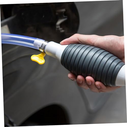 Zerodeko Portable Gas Siphon Pump Kit with Hose Manual Fuel Transfer Tool for Oil Water More Multi Functional Automotive Pump for Easy Extraction