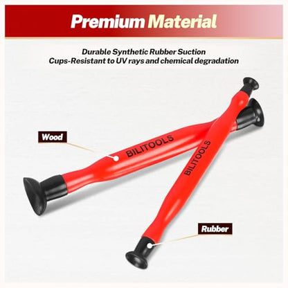 BILITOOLS 2PCS Valve Lapping Kit Valve Grinding Tool with 8 Suction Cups | 4 Sizes Compatibility, For Engine Maintenance - size: 2pcs