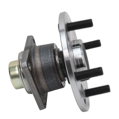 Detroit Axle - 2pc Rear Wheel Hub and Bearing for 1991-2002 Saturn SC SL SL1 SL2, 1993-2002 SC1 SC2, 1993-1999 SW1, 1993-2001 SW2, 4 Bolt W/o ABS Wheel Hub Bearing Assembly Replacement - style: 512000 x2/Pair