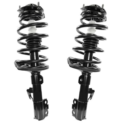 Detroit Axle - 4pc Front Struts Sway Bars for Toyota 2004 2005 2006 Sienna, Complete Struts with Coil Spring Assembly Stabilizer Sway Bar End Links Replacement Suspension Kit - size: 4QS54001/ sway kit