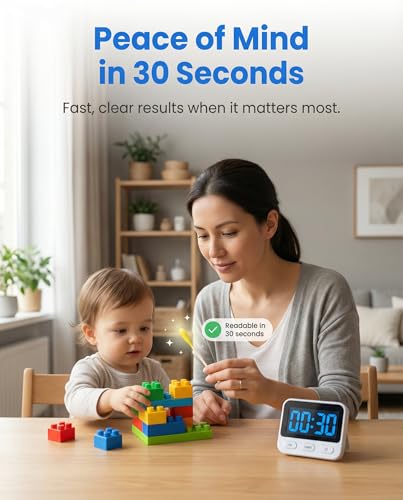 30 PCS Lead Test Kit for Dishes, Premium Water Activated At-Home Lead Testing Swabs, Fast & Accurate Detection for Dishes, Ceramics, Paint,Toys & Jewelry