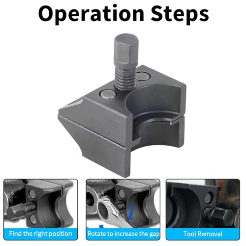 Universal Strut Spreader Tool, Heavy Duty Knuckle Spreader | Dual-End Suspension Strut Remover & Ball Joint Separator, Compatible with VW, Audi, BMW, Ford, Most Vehicles