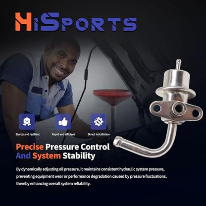 HiSport Fuel Injection Pressure Regulator 22670-3S50A Replacement for Nissan NP300 Urvan Xterra Frontier 1998 1999 2000 2001 2002 2003 2004 - size: HSFPR3S50A