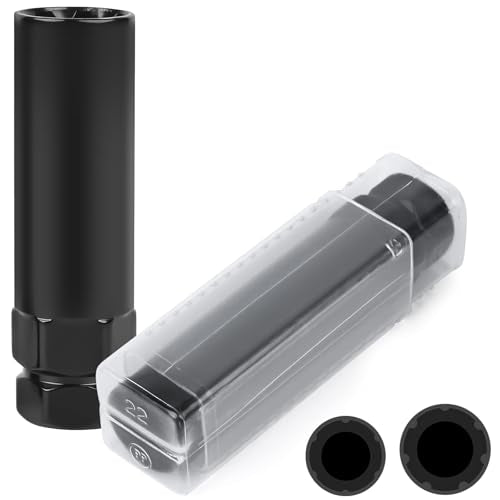 2-Piece 6 & 7 Spline Lug Nut Socket Set - Locking Lug Nut Removal Tool for Aftermarket Spline Drive | Easy Install/Removal of Wheel Locks, Universal for Car/Truck Wheel Maintenance - size: 2 Pieces