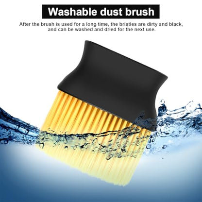 Car Interior Dust Brush Set, Soft Vehicle Bristles Detailing Brush Dusting Tool, Auto Cleaning Brushes Duster Accessories for Dashboard Air Conditioner Vents, Universal for Most Cars