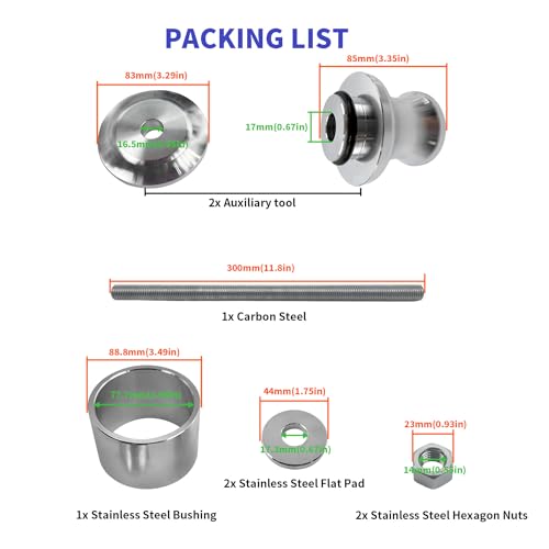Wheel Bearing Removal Tool for Polaris Ranger RZR/General/Sportsman | Reinstall Tool for 40 and 44 mm Wheel Bearings