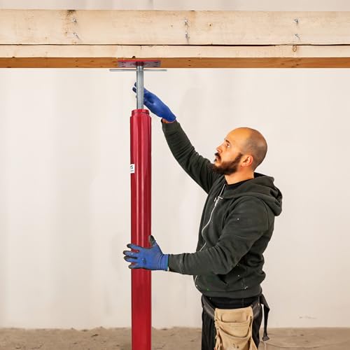 BISupply House Jacks for Leveling Crawlspace 4 Pack - 54-150 inch Adjustable Support Beam Basement Jack Post - Floor Lifting Joist Beam Brace for Cellar Ceiling - Screw Pole Jack - size: 54-150 Inch (4 PACK)