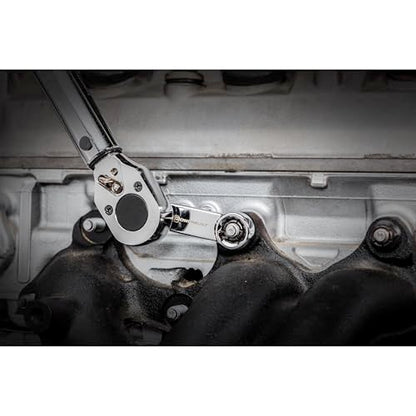 Powerbuilt Micrometer Torque Wrench, 1/2-Inch Drive, Reversible Ratchet Clicks, Lockable, 30 to 150 Foot Pound Range - 644999 - size: 1/2 in.