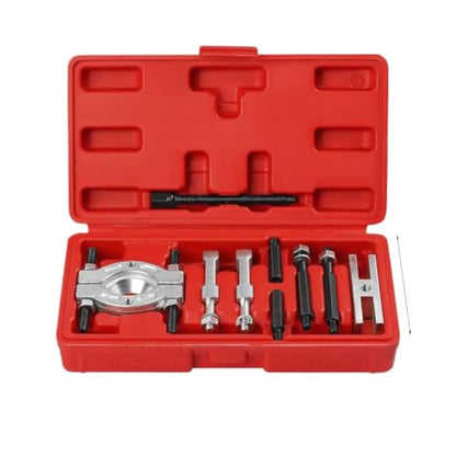 Bearing Separator and Puller Set Compatible with Car Repair Tools 9Pcs Bearing Removal Tool Kit with Red Case