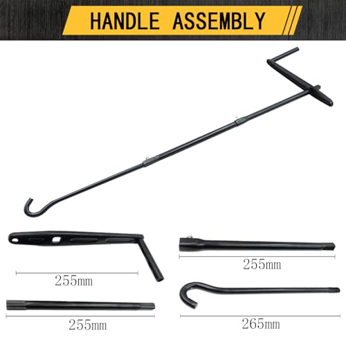Car Jack 2 Ton Capacity for Pickup Truck 8.46”-19.09” | Screw Jacks for Car Lift , Spiral Jacks Fit for Ford F150 Truck Chevy Silverado Dodge Ram 1500 - size: 19 inch
