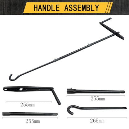 Car Jack 2 Ton Capacity for Pickup Truck 8.46”-19.09” | Screw Jacks for Car Lift , Spiral Jacks Fit for Ford F150 Truck Chevy Silverado Dodge Ram 1500 - size: 19 inch