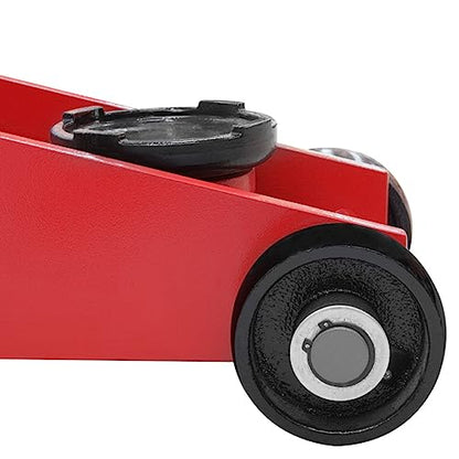 BIG RED T80501 Torin Hydraulic Heavy Duty Long Frame Service/Floor Jack with Foot Pedal, 5 Ton (10,000 lb) Capacity, Red - size: 5 Ton (10,000 lb)