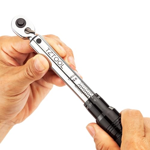 Click Bike Pro Torque Wrench set, 1/4" 2-20 Nm kit(3/8" adapter, bits, extension, bit adapter)