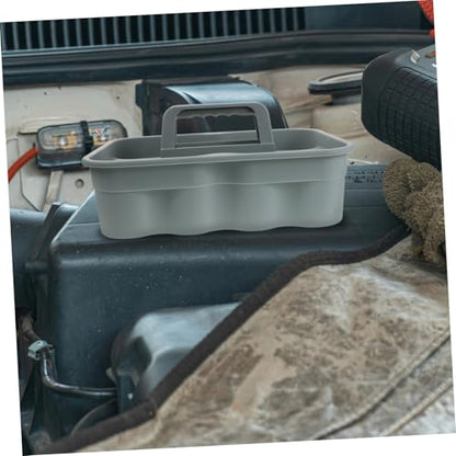 Hotel Portable Cleaning Basket Plastic Storage Organizer for Auto Detailing Supplies Dividers