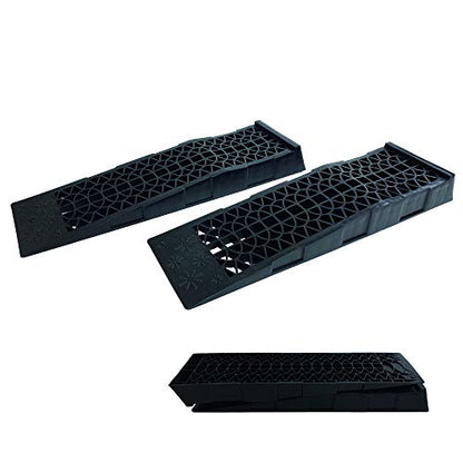 Ramps Low Profile Plastic Car Service Ramps 3 Ton Truck Vehicle - 2 Pack - size: 3 Ton