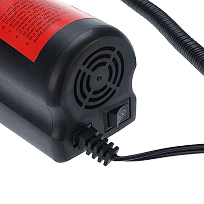 Amarine Made 12V 60W Oil Change Pump Extractor, Oil/Diesel Fluid Pump Extractor Scavenge Oil Change Pump Transfer Suction Transfer Pump with Tubes Truck Rv Boat ATV (Red) - color: Red