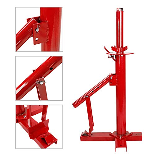 BLACKHORSE-RACING Portable Manual Tire Changer 8" to 16" Tire Changer Bead Breaker Mounting Tool Manual Steel Tire Changing Tool for Car Truck Home Garage Small Auto Shop
