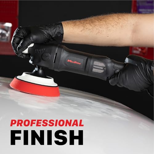 Maxshine 5” Dual Action & 5” Rotary Polisher Set – 15mm Long Throw 1000W Car Buffer with 5” Backing Plate & Variable Speed – Professional Auto Detailing Tool for Cars, Trucks, SUVs & Boats - color: 5" Dual Action & 5" Rotary