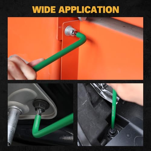 ELEAD Jumbo Torx Key Wrench Set | 13-Piece Durable S2 Star Keys | L-Shaped Long Arm Design | Sizes T10 to T80 | Automotive | Mechanic | Furniture | Professional Grade Tools - style: 13PCS Jumbo Torx Star
