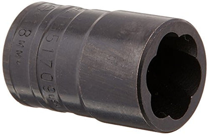 Williams TS51709 1/2 Drive Turbo Socket, 18mm - size: 18 MM