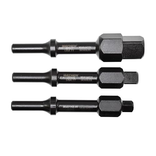Mayhew Tools 32058 Pneumatic Bolt Breaker Set, 3-Piece - size: 3-Piece