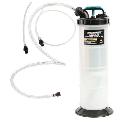 OEMTOOLS Manual Fluid Extractor Pump, 8L Oil Extractor Pump, 5ft Hose - size: 8.0 Liter