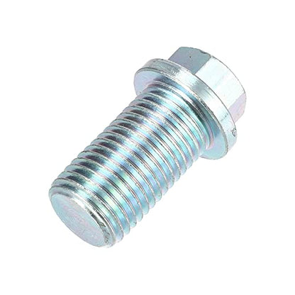 X AUTOHAUX 2 Set M14x1.5 Car Engine Oil Drain Plug with Washer A1119970330 for Mercedes-Benz C320 2001-2005 Steel Silver Tone