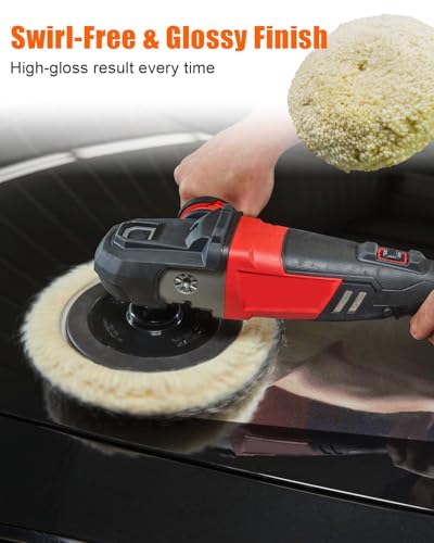 7" Polishing and Finishing Pad Kit Replace 49-36-2783 49-36-2784 49-36-2785, Fit for Milwaukee M18 Polisher 2738, 7 inch