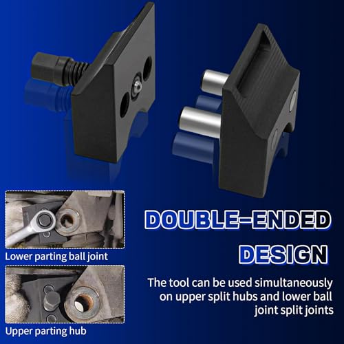 JUSTHERE Strut Spreader Tool, Universal Suspension Strut Split Hub Steering Knuckle Spreader Tool & Lower Ball Joint Separator for Ford Peugeot Volkswagen BMW