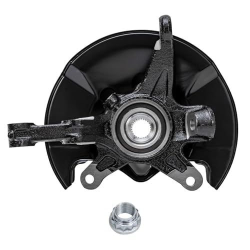 Detroit Axle - Front Steering Knuckles w/Hubs + Quick Struts w/Coil Spring Assembly Replacement for 2006-2011 Honda Civic 1.8L Coupe - size: 4QU47721/ Big strut kit