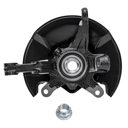 Detroit Axle - Front Steering Knuckles w/Hubs + Quick Struts w/Coil Spring Assembly Replacement for 2006-2011 Honda Civic 1.8L Coupe - size: 4QU47721/ Big strut kit