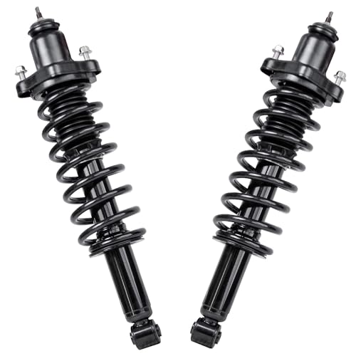 Detroit Axle - 4WD Front Struts Sway Bars for Jeep 2011-2017 Patriot 2 Struts with Coil Spring 2 Sway Bar End Links 2012 2013 2014 2015 2016 Replacement Suspension Kit - size: 4QS54397/Sway Kit