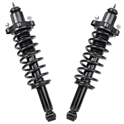 Detroit Axle - 4WD Front Struts Sway Bars for Jeep 2011-2017 Patriot 2 Struts with Coil Spring 2 Sway Bar End Links 2012 2013 2014 2015 2016 Replacement Suspension Kit - size: 4QS54397/Sway Kit
