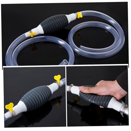 Unomor Hand Siphon Pump for Fuel Transfer Manual Siphon Pump Kit Hose Portable Liquid Sucker for Automotive and Water Use