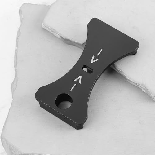 Car Engine Cam Gear Lock Timing Belt Installation Tool Black Aluminum Compatible with Acura B - color: Black
