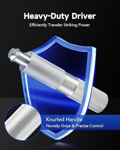 Orion Motor Tech Bearing Press Kit, 10pc Bearing Race and Seal Driver Set with Seal Driver and 9 Bearing Adapters, Seal Installer Bearing Driver Kit for Bearing Installation - size: 39.5 to 81 mm