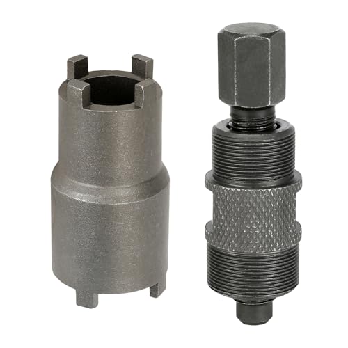 HIAORS GY6 Stator Magneto Flywheel Puller Removal Tool 24mm & 27mm and Clutch Lock Nut Spanner Tool Socket 20mm & 24mm for 50 125 150cc Motorcycle ATV Quad 4 Wheeler Pit Dirt Bike Scooter Parts
