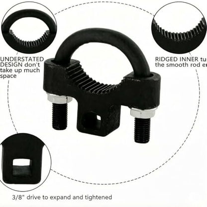 Universal 3/8 inch Inner Tie Rod Breaker Tool, Low Profile Tool for Inner Tie Rod Removal Installation