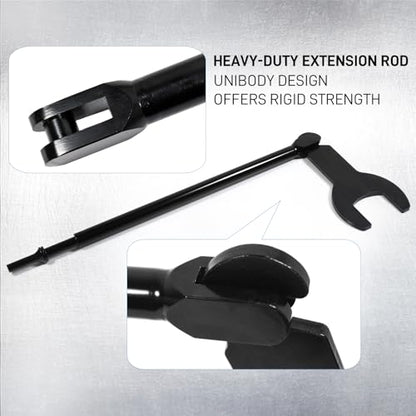 SMOTIVEPRO Pneumatic Fan Clutch Wrench Set, 8Pcs, 7/8"-2" - size: 8Pcs Fan Clutch Wrench Set w/ Pneumatic Bar