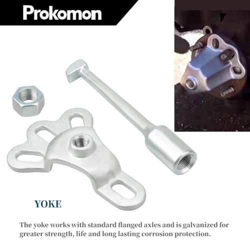 Rear Axle Bearing Puller Kit; Rear Axle Puller Set; Rear Axle Bearing Removal Tool with Slide Hammer Yoke and 3 Rear Axle Adapters
