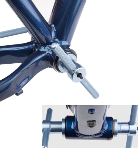 Bike Headset Press Tool - Bicycle Headset Bearing Press-in Tool - Bike Headset Cup and Bottom Bracket Press Installer Accessories - color: Blue Bearing Set