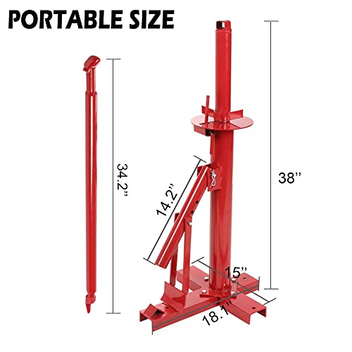 PIT66 Portable Hand Tool Tire Bead Breaker for Garage & Auto Shop Manual Tire Changer